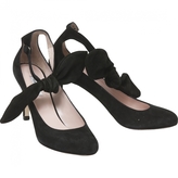 Thumbnail for your product : Carven Suede Court Shoes With Bow