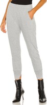 Thumbnail for your product : Enza Costa SWEATER RIP SPLIT CUFF JOGGER in Heather Grey