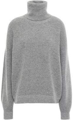 Tory Burch Ribbed Wool And Cashmere-blend Turtleneck Sweater