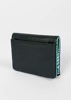 Thumbnail for your product : Paul Smith Women's Small Black Leather Press-Stud Purse With Metallic Interior