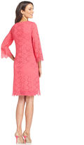 Thumbnail for your product : Alfani Dress, Three-Quarter-Sleeve Lace Sheath