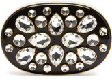 Thumbnail for your product : Lanvin Crystal Oval Minaudiere, Black