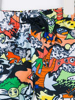 Thumbnail for your product : Kenzo Kids printed swim shorts