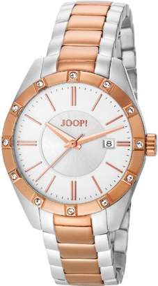 JOOP! Joop Emblem Women's Quartz Watch with Silver Dial Analogue Display and Multicolour Stainless Steel Bracelet JP101022F10
