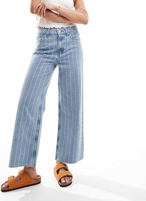 ASOS DESIGN Hourglass lift and contour flare jean with stretch in bright  blue - ShopStyle