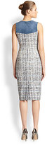 Thumbnail for your product : Carolina Herrera Tweed Sheath Dress