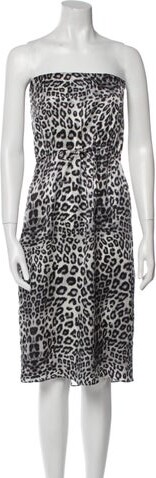 MARIE FRANCE VAN DAMME Silk Midi Length Dress