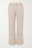 Thumbnail for your product : By Malene Birger Helia Frayed High-rise Straight-leg Jeans