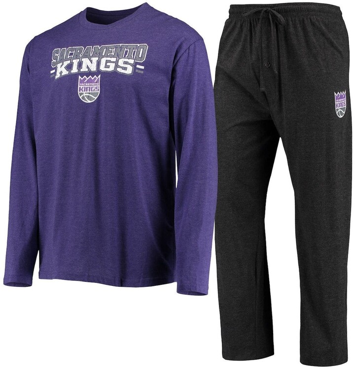 Sacramento Kings Mono Logo Long Sleeve T-Shirt - Mens