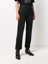 Thumbnail for your product : Frame Mid-Rise Straight-Leg Jeans