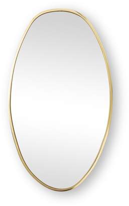 Oliver Bonas Large Gold Pebble Wall Mirror
