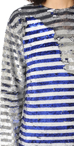 Thumbnail for your product : Ashish Reversible Breton Stripe Top