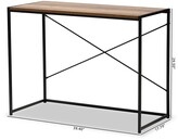 Thumbnail for your product : Baxton Studio Pauric Modern Industrial Wood Desk