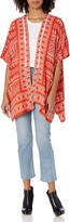 Thumbnail for your product : Angie Women's Printed Shawl Kimono Cardigan