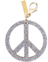 Thumbnail for your product : Edie Parker Peace Sign Speckled Bag Charm