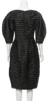 Thumbnail for your product : Christian Dior Pleated Silk Dress