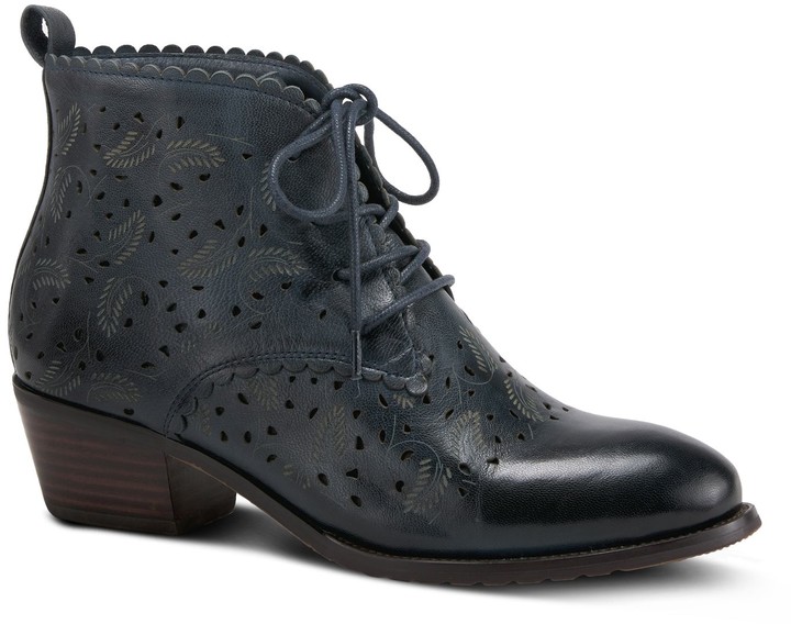 black lace up brogue boots womens