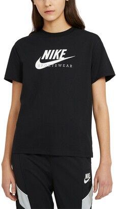 Nike Women's Sportswear Cotton Heritage T-Shirt