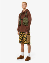 Thumbnail for your product : A Bathing Ape Camo-print mid-rise cotton shorts