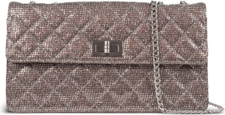 Chanel Pre Owned 2010 2.55 Crystal-Embellished Shoulder Bag