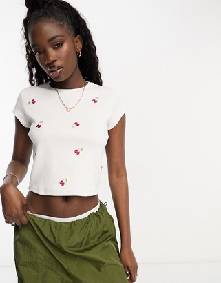 embroidered top asos