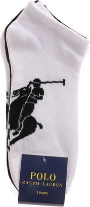 Polo Ralph Lauren Logo Intarsia Triple-Pack Socks