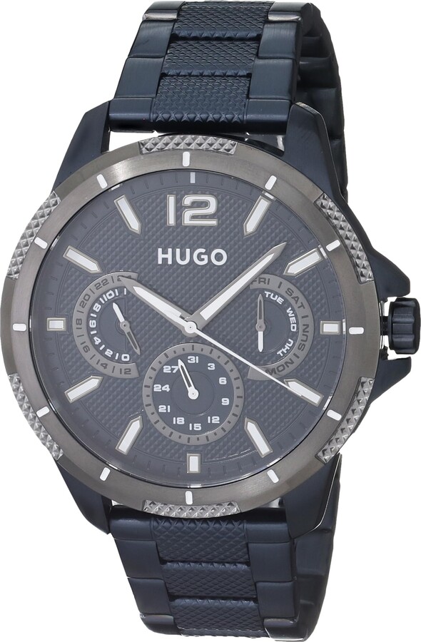 HUGO BOSS #Sport Men\'s Multifunction Stainless Steel and Link Bracelet  Casual Watch - ShopStyle