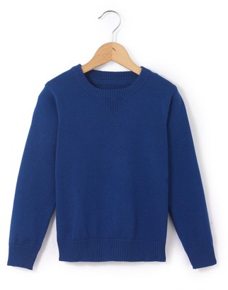 La Redoute Collections Plain Crew Neck Jumper, 3-12 Years
