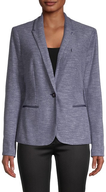 tommy hilfiger elbow patch blazer