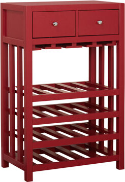 Gracie Oaks Debrango Tower Bar with Wine Storage
