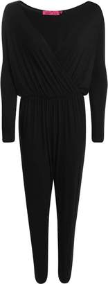 boohoo Olivia Wrap Front Casual Jumpsuit