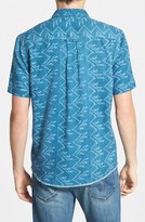 Thumbnail for your product : Tommy Bahama 'Broadway Blue' Island Modern Fit Short Sleeve Sport Shirt