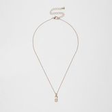 Thumbnail for your product : River Island Womens Gold tone pineapple pendant necklace
