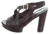 Thumbnail for your product : Tory Burch Leather Platform Sandals