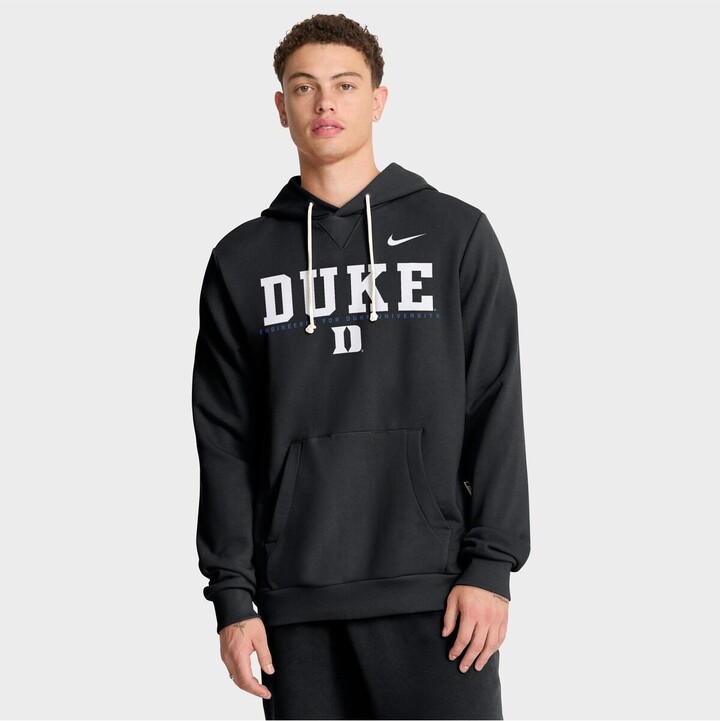 Nike Men's Black Duke Blue Devils 2025 Sideline Standard Issue Dri-fit Hoodie