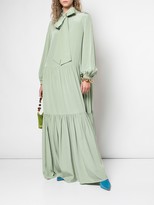 Thumbnail for your product : Tibi Pussy Bow Maxi Dress