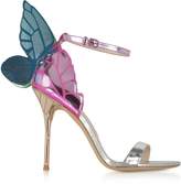 Thumbnail for your product : Sophia Webster Silver Mirror Leather High Heel Chiara Sandals