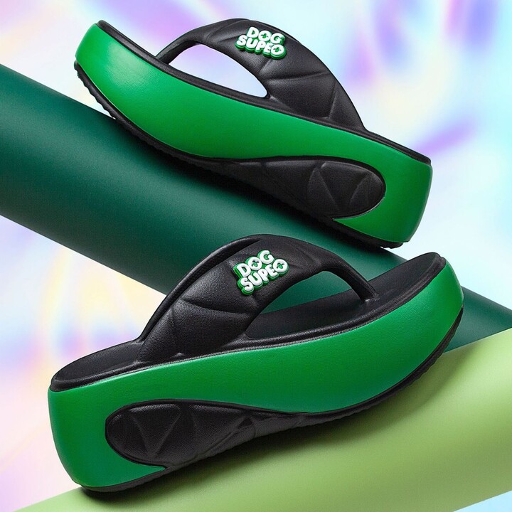 OLOMM New Women & apos;s Elevating Flip-Flops EVA Thick Platform Sandals Summer Comfortable Thong Design Outdoor Fashion Lightweight Footwear