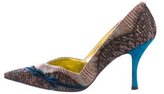 Thumbnail for your product : Christian Lacroix Fabric Bow Pumps