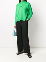 Thumbnail for your product : Ganni Elasticated Waist Straight Trousers