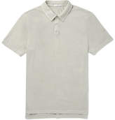 Thumbnail for your product : James Perse Supima Cotton-Jersey Polo Shirt - Men - Gray green