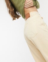 Thumbnail for your product : Reclaimed Vintage Inspired 92 original mom jean in buttermilk