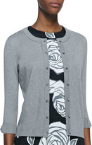 Thumbnail for your product : Kate Spade Somerset Button-Down Cardigan, Gray Melange