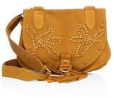 Thumbnail for your product : See by Chloe Collins Studded Suede Messenger Bag