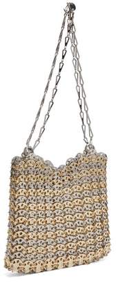 Paco Rabanne Iconic 1969 Chain Shoulder Bag - Womens - Silver Gold