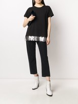 Thumbnail for your product : Twin-Set embroidered hem T-shirt