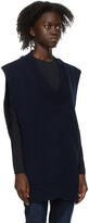 Thumbnail for your product : Maison Margiela Navy Knit Décortiqué Vest