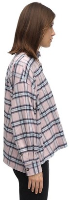 Etoile Isabel Marant Ilaria Plaid Cotton Flannel Shirt