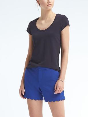 Banana Republic Essential Stretch-to-Fit Scoop Tee