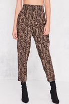 Thumbnail for your product : Silence & Noise Silence + Noise Bridgitte Leopard Pull-On Pant